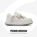 Canvas Sneakers Lightweight Shoes Breathable Sneakers Casual Footwear Everyday - White - Size 7(AU7/EU40)