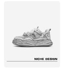 Canvas Sneakers Lightweight Shoes Breathable Sneakers Casual Footwear Everyday - White - Size 9(AU9/EU42)
