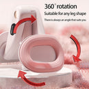 Adjustable Resistance Leg Trainer｜Home 360-Degree Rotatable Shaping, Anti-Slip Spring Strength Workout for Thighs and Arms（pink）