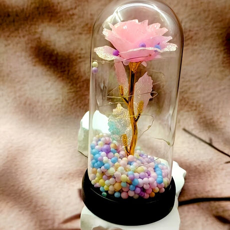 PINK Geometric Desktop Ornament | Light and Shadow Flow, Style Accompanies