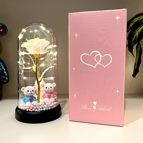 PINK Geometric Desktop Ornament | Light and Shadow Flow, Style Accompanies