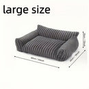 white Comfortable Cat Sofa, Cute and Soft Cat Bed, Cat House Breathable Cat Sleeping Basket, Suitable for Large, Medium, and Small Cats for Year-Round Sleeping Use, Cozy Pet Bed, Cat Furniture, Modern Pet Furniture, Fashionable Cat Perch, Comfortably Fill