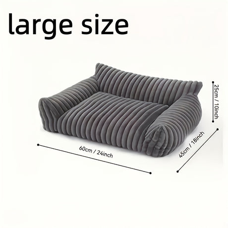 white Comfortable Cat Sofa, Cute and Soft Cat Bed, Cat House Breathable Cat Sleeping Basket, Suitable for Large, Medium, and Small Cats for Year-Round Sleeping Use, Cozy Pet Bed, Cat Furniture, Modern Pet Furniture, Fashionable Cat Perch, Comfortably Fill