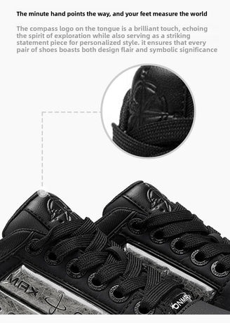 Onmax Men'S Shoes Casual Sneakers Australia Lightweight Men'S Sneakers - 黑色 - Size M11(AU11/EU44)