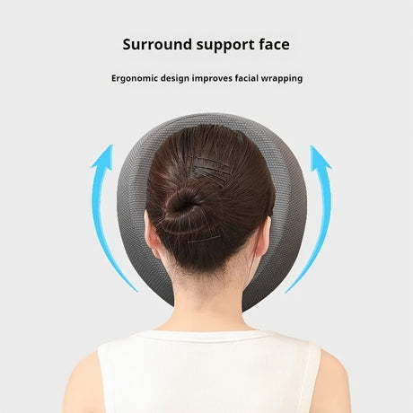 Navy blue Soft O-shaped/U-shaped Face Pillow for Beauty Salons/Spa Massage, Ergonomic Face Pillow, Multi-functional Suitable for Adult Facial Care and Relaxation, Multi-functional Neck and Face Support Comfort Face Pillow