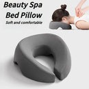 Navy blue Soft O-shaped/U-shaped Face Pillow for Beauty Salons/Spa Massage, Ergonomic Face Pillow, Multi-functional Suitable for Adult Facial Care and Relaxation, Multi-functional Neck and Face Support Comfort Face Pillow