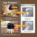 2-in-1 Precision Oil Control Bottle: Spray/Dispense Dual Modes, Leak-Proof, Effortless, Hands-Free.