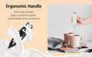 BLACK**Handheld Electric Frother | 10000 RPM Powerful Motor, One-Touch Start/Stop, Easily Froths, Mixes, and Blends – Your Kitchen Drink Essential Helper**