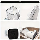 Three-Step Hand-Crank Ice Crusher｜Transparent Ice Box for Visible Operation, Anti-Slip Effort-Saving Design, 23.5cm Compact Body for Ice Making Anywhere