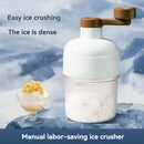Hand-Crank Ice Maker in 10 Seconds｜Anti-Slip Handle + Transparent Large Ice Box, Unlock Colorful Summer Smoothies & Shaved Ice