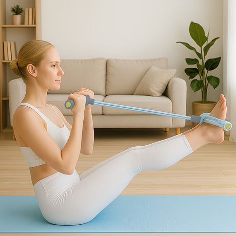 Resistance Band Exerciser: Full-Body Workout, Easy Toning(light green)