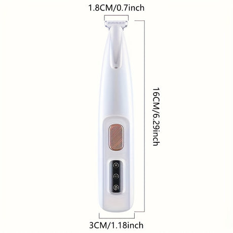 Low-Noise Pet Clipper for Dogs & Cats: Quiet Design to Reduce Stress, Rounded Blades for Gentle Grooming, 90-Minute Runtime