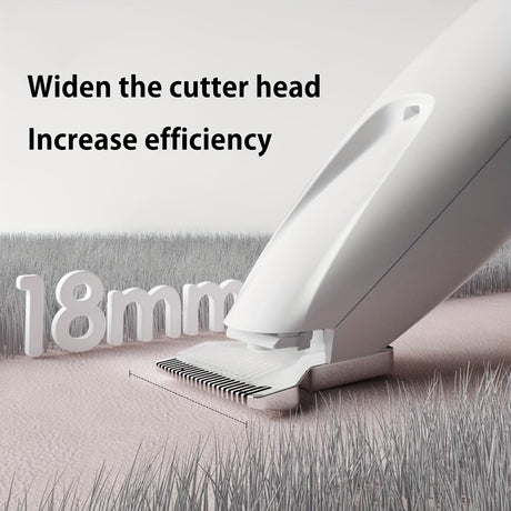 Low-Noise Pet Clipper for Dogs & Cats: Quiet Design to Reduce Stress, Rounded Blades for Gentle Grooming, 90-Minute Runtime