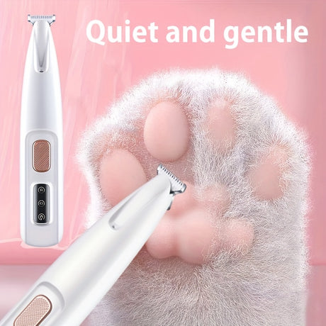 Low-Noise Pet Clipper for Dogs & Cats: Quiet Design to Reduce Stress, Rounded Blades for Gentle Grooming, 90-Minute Runtime