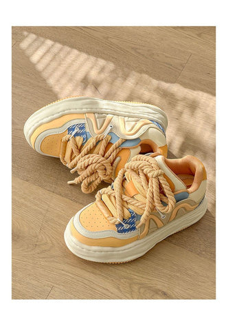 W-SHOE-72338 - Cheese yellow - Size 6(AU6/EU37)