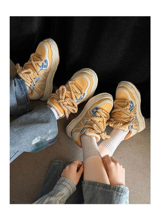 W-SHOE-72338 - Cheese yellow - Size 6(AU6/EU37)