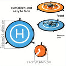 **Drone Quick-Fold Landing Pad + UV-Resistant Storage Bag Combo | Dual-Sided Takeoff/Landing, UV Protection & Shockproof, Ready-to-Go for Outdoor Aerial Photography, a Lightweight Protection System Designed for Pilots**（Yellow)）