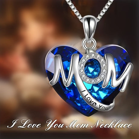 BLUE Exquisite Heart-shaped Blue Crystal 