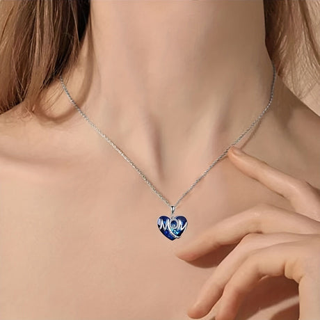 BLUE Exquisite Heart-shaped Blue Crystal 