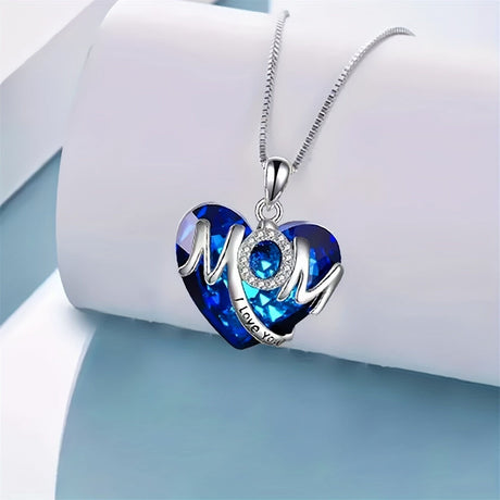BLUE Exquisite Heart-shaped Blue Crystal 