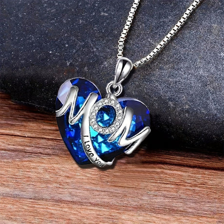 BLUE Exquisite Heart-shaped Blue Crystal 