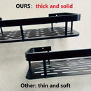 Wall-Mounted Shower Caddy: Large-Capacity, No-Drill Floating Shelf for Bathroom & Kitchen - Space-Saving & Easy to Install