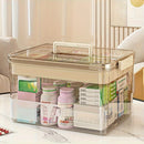 Multi-Layer Large Capacity Home Medicine Box｜Compartment Storage for Emergency & Backup, Shockproof Design for Quick, Hassle-Free Access（transparent tea）