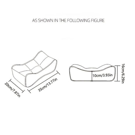 haze blue**Cloud-Touch Chenille Multi-Function Lumbar Pillow: Supports Long-Hour Sitting, Removable & Washable Design, Gently Releases Pressure Every Day Like a Cloud**