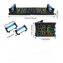 Multifunctional Folding Push-up Board, Home Fitness Push-up Stands, Versatile Home Exercise Equipment. It helps exercise and strengthen shoulders, chest, back, and triceps, improving overall fitness.