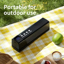 **1pc black Portable Wireless Vacuum Sealer｜USB Charging Compact Design, One-Touch Sealing for Long-Lasting Freshness, Ideal for Home & Outdoor Use**