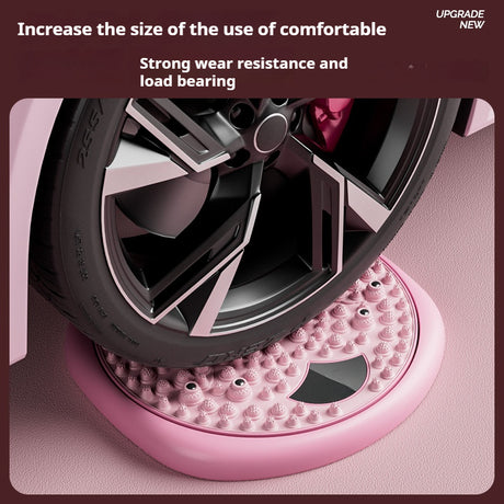 Magnetic Foot Massage & Waist Twisting Disc｜Home Body-Shaping Fitness Equipment, Silent Anti-Slip Dual-Function, Promotes Circulation & Improves Sleep（pink）