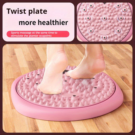 Magnetic Foot Massage & Waist Twisting Disc｜Home Body-Shaping Fitness Equipment, Silent Anti-Slip Dual-Function, Promotes Circulation & Improves Sleep（green）