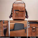 Men's retro crossbody Bag (brown) : High quality with multiple compartments, practical and versatile. It is the top choice for Father's Day, Valentine's Day and Christmas gifts
