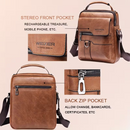 Men's retro crossbody Bag (brown) : High quality with multiple compartments, practical and versatile. It is the top choice for Father's Day, Valentine's Day and Christmas gifts