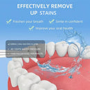 Wireless electric water toothbrush set, equipped with 4 nozzle heads - 360° rotatable nozzles, USB charging, lithium battery, suitable for daily teeth and gum cleaning, suitable for both men and women, is the perfect gift for the holidays. Dental cleaning