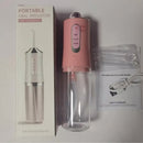 Wireless electric water toothbrush set, equipped with 4 nozzle heads - 360° rotatable nozzles, USB charging, lithium battery, suitable for daily teeth and gum cleaning, suitable for both men and women, is the perfect gift for the holidays. Dental cleaning