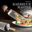 stainless steel BBQ grill, anti-scald design (barbecue basket + barbecue fork + hook) barbecue tool set, portable outdoor barbecue essential items, barbecue camping barbecue accessories, covered outdoor barbecue basket, suitable for camping and outdoor BB