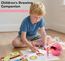 Smart Children's Drawing Robot, an automatic drawing robot toy and interactive educational painting machine. This intelligent robot is a fun educational toy, equipped with 100 cards, suitable for boys and girls aged 3 and above. It makes a perfect gift fo