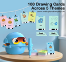 Smart Children's Drawing Robot, an automatic drawing robot toy and interactive educational painting machine. This intelligent robot is a fun educational toy, equipped with 100 cards, suitable for boys and girls aged 3 and above. It makes a perfect gift fo