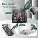 Three-in-one high-power cordless vacuum cleaner, suitable for both car and home use, with an ultra-long battery life. It can vacuum, blow air, remove dust, and clean pet hair. It comes with a variety of accessories and is ready to use immediately