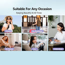 Black Silver Wireless Hair Straightening Comb Fast Heating Hair Comb Women'S Hair Styling