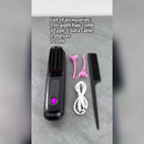 Black Silver Wireless Hair Straightening Comb Fast Heating Hair Comb Women'S Hair Styling