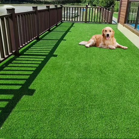 Green Artificial Turf Reusable Turf Pet Turf 4cm Artificial Grass Drainable