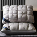 Luxury Pillow Quilted Pillow High-Quality Pillow Comfortable Pillow Bedding - White - Size 500g special low pillow