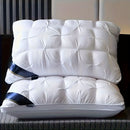 Luxury Pillow Quilted Pillow High-Quality Pillow Comfortable Pillow Bedding - White - Size 600g low pillow