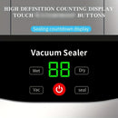 Silver Black USB Charging Food Vacuum Sealer Indoor Kitchen Outdoor Camping Food