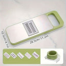 Green Vegetable Slicer 6-Piece Set Kitchen Tool Meal Prep Vegetable Cutting Durable