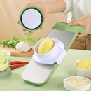Green Vegetable Slicer 6-Piece Set Kitchen Tool Meal Prep Vegetable Cutting Durable