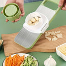 Green Vegetable Slicer 6-Piece Set Kitchen Tool Meal Prep Vegetable Cutting Durable