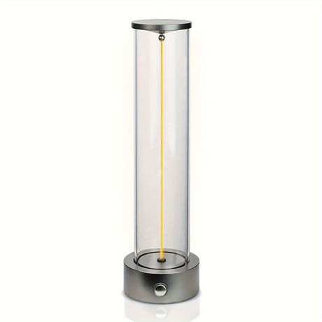 Minimalist Table Lamp Cordless Lamp Rechargeable Lamp Touch Dimmable Lamp - Black - Size 24CM